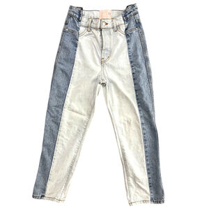 Revice Denim Jeans, Size 27, Light & Dark Blue (Two Toned)